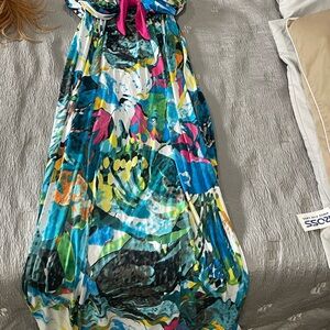 Vibrant Multicolor Maxi Dress